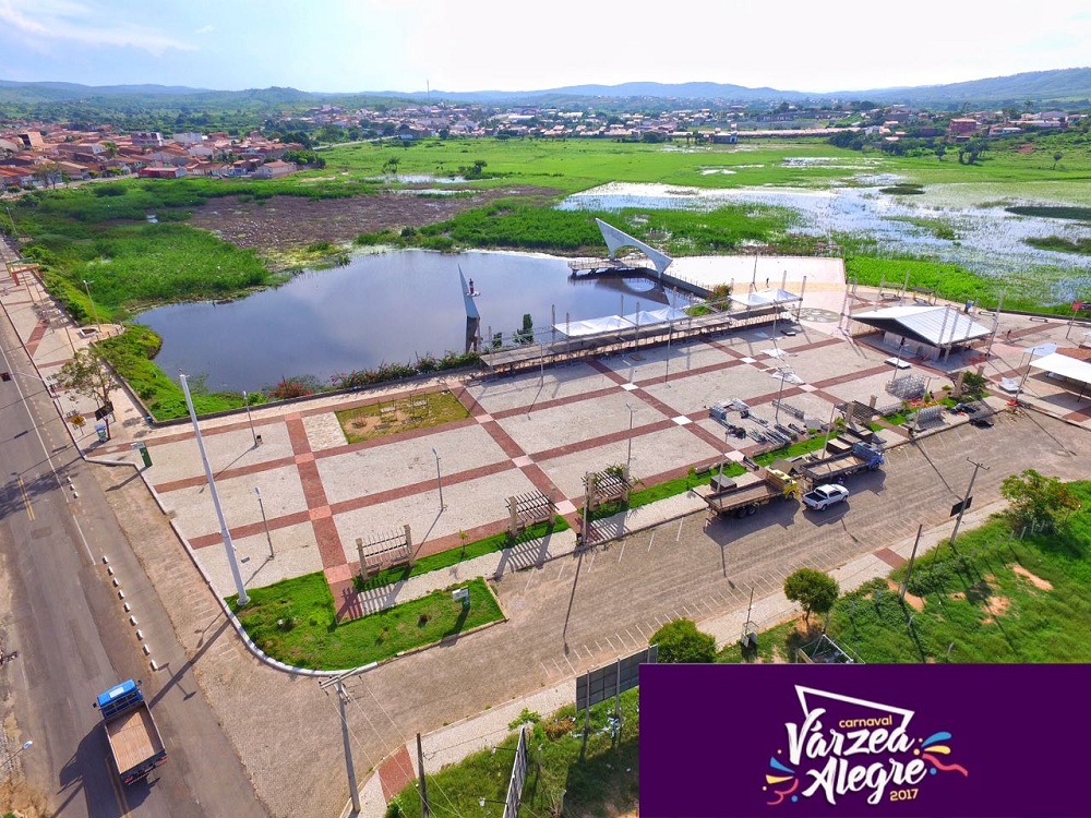 Parque São Raimundo Nonato quase pronto para receber os milhares de foliões em Várzea Alegre