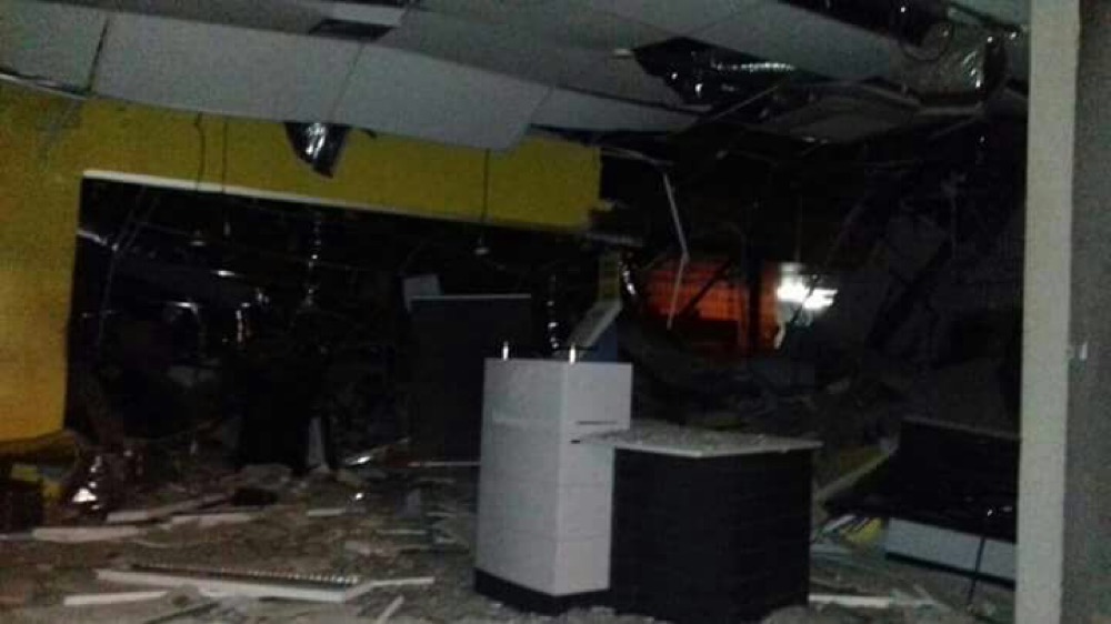 Saboeiro – Bandidos destroem agência bancária durante assalto
