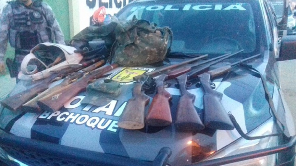 Brejo Santo-Ce: Polícia realiza apreensões em possível “oficina” de armas