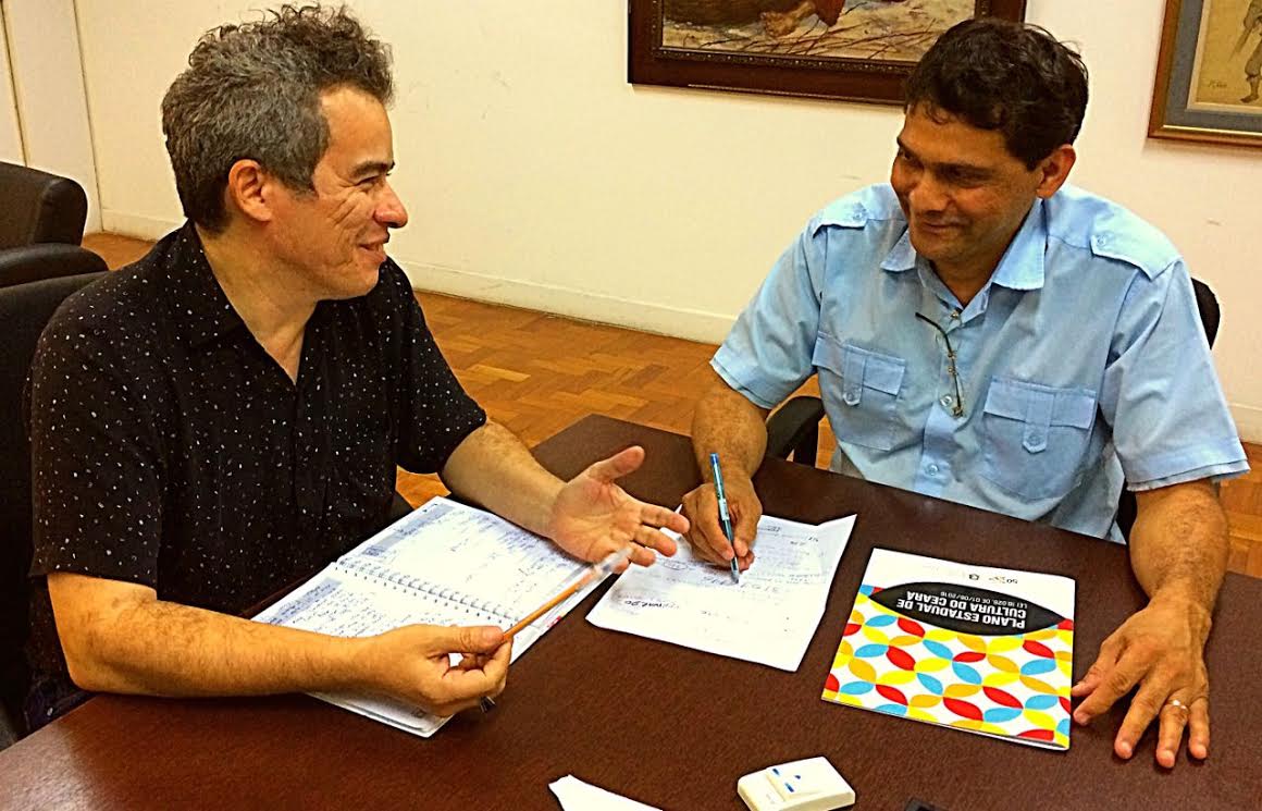 Secretários de Cultura do Estado e Município se reúnem com artesãos do Mestre Noza, nesta sexta-feira
