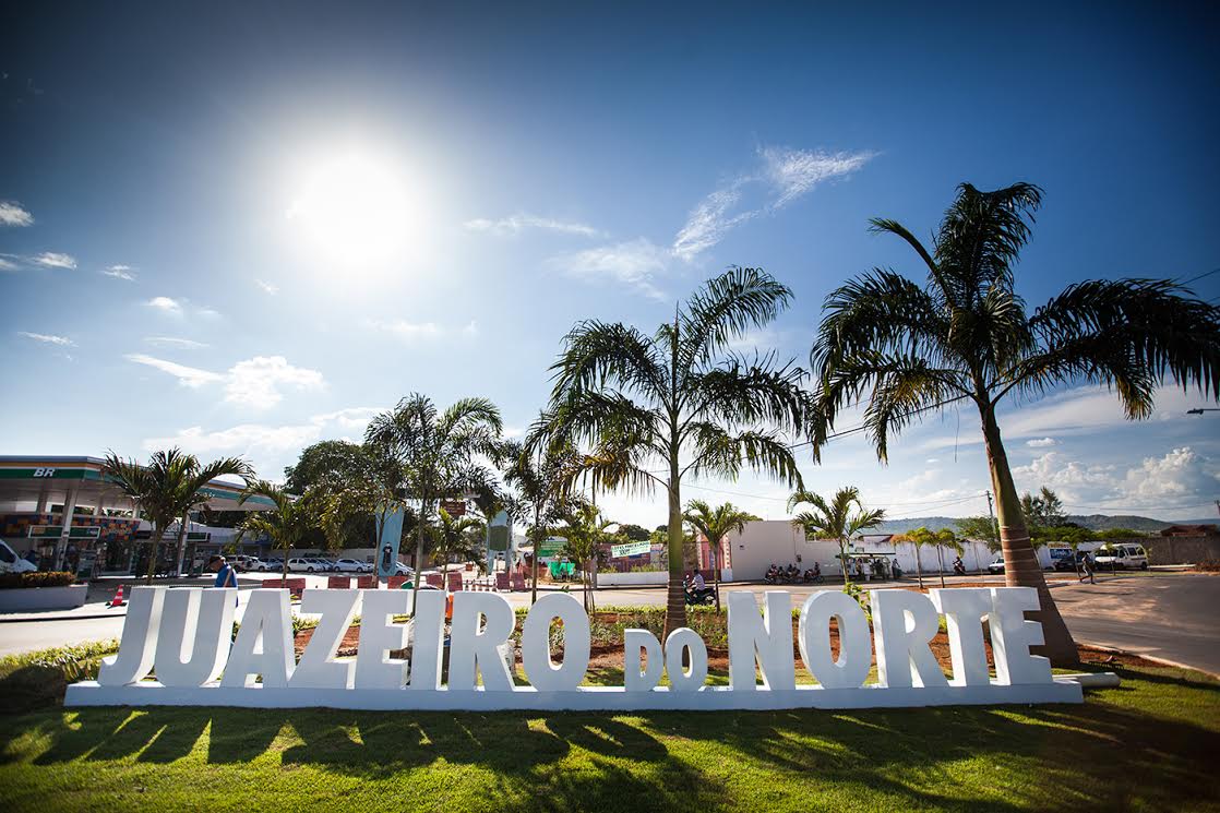 Juazeiro do Norte agora dispõem de letreiro com o nome da cidade