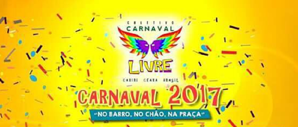 Crato – Carnaval Livre acontece em Crato entre os dias 25 e 28 de fevereiro