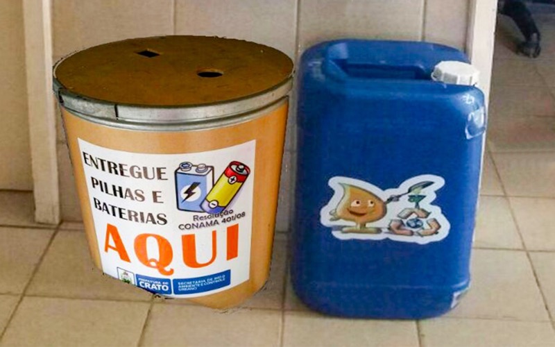 Várzea Alegre: Secretaria de Meio Ambiente terá mais de 30 pontos para coleta de baterias, pilhas e óleo