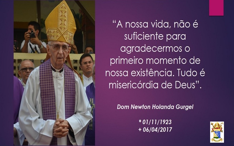 Morre aos 93 anos Dom Newton Holanda Gurgel quarto bispo da diocese de Crato
