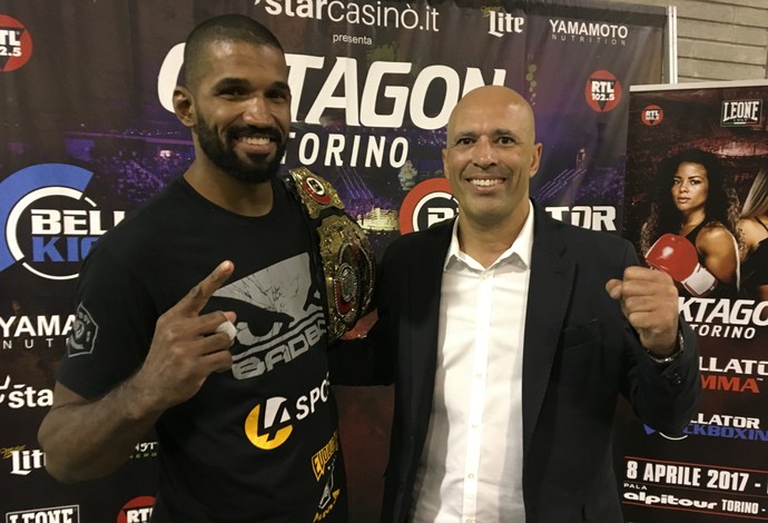 Bellator 176: Rafael Carvalho “apaga” Manhoef com chute e segue campeão