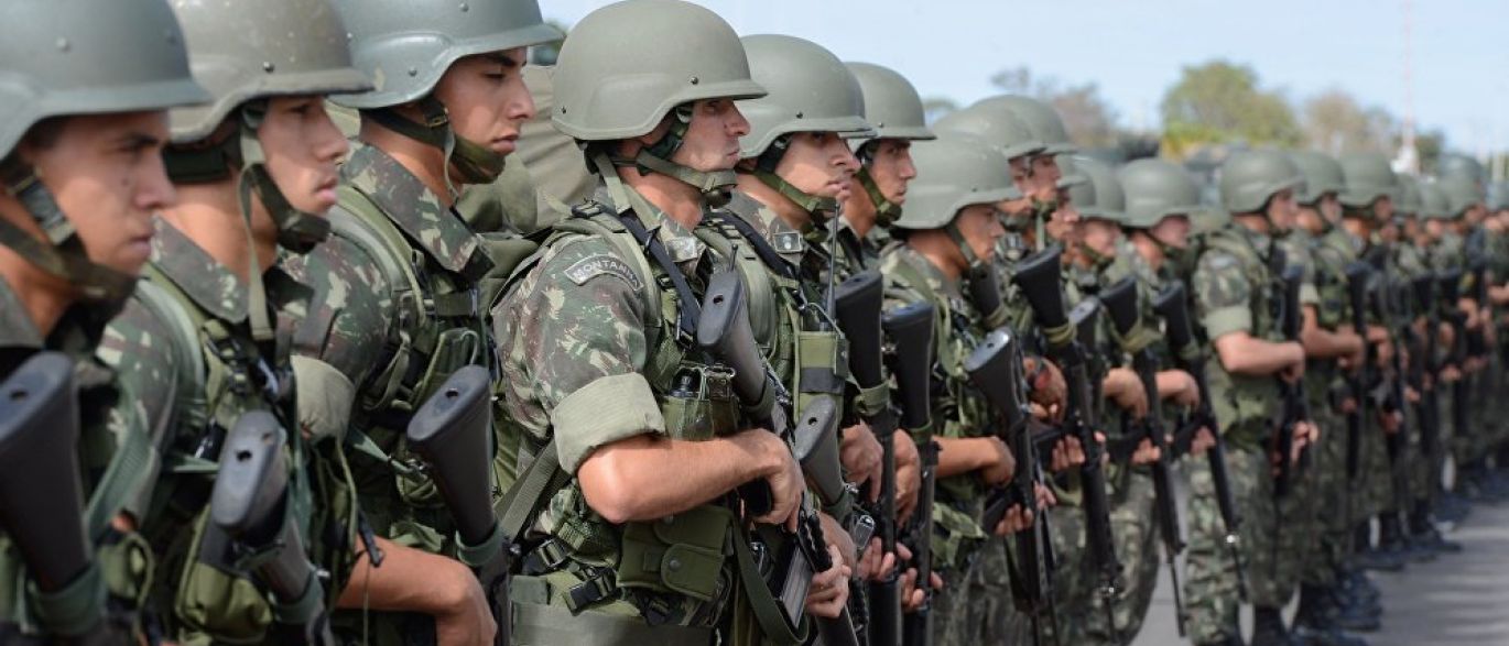1,3 mil homens do Exército manterão “ordem” em Brasília