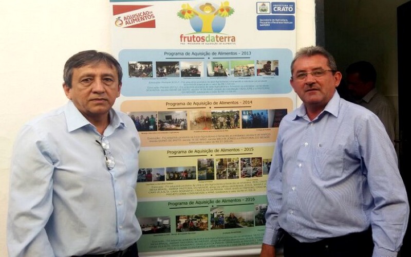Vereador Florisval Coriolano participa da inauguração de central do programa PAA em crato