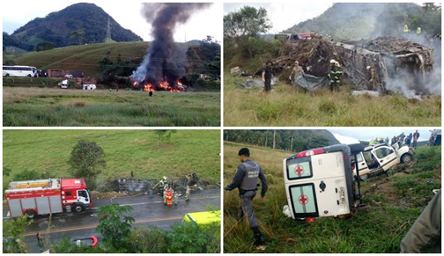 Sobe para 21 número de mortos em acidente na BR-101, diz governo do ES