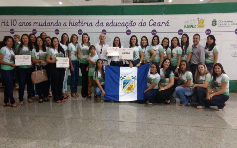 PORTEIRAS RECEBE O PRÊMIO ESCOLA NOTA 10 EM FORTALEZA; CONFIRA