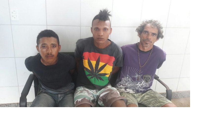 Trio é apreendido com armas e drogas na zona rural de Crato