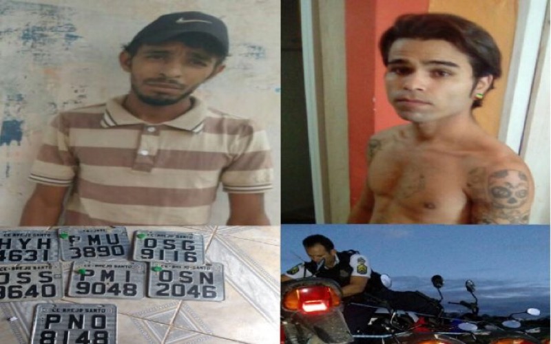 Operação “Duas Rodas” recupera 07 motocicletas furtadas e prende acusados por mais outros crimes em Brejo Santo – CE