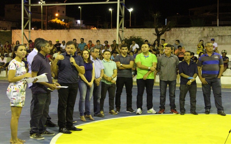 Várzea Alegre – Prefeito abre o Campeonato Municipal de Férias 2017.2