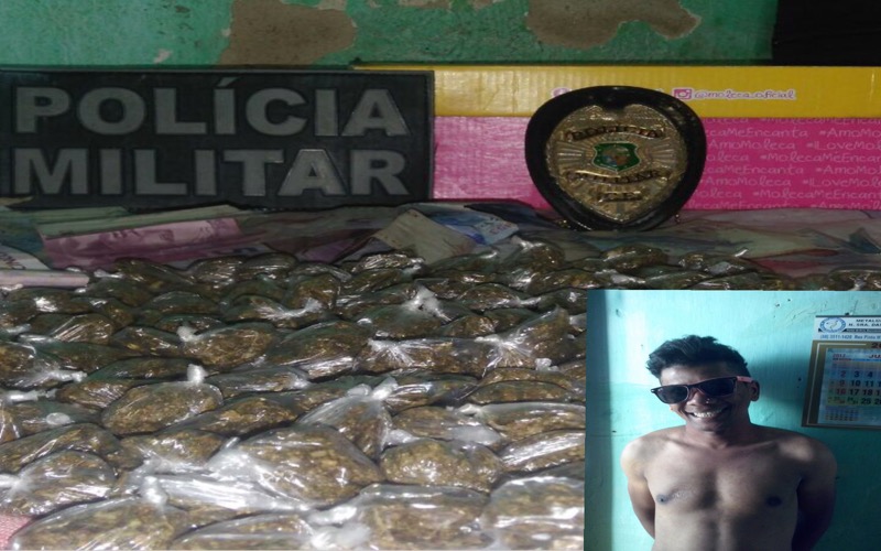Trabalho constante da Policia Militar desarticula mais um ponto de comercialização de drogas em Juazeiro do Norte