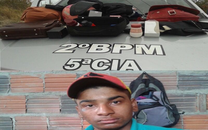 Arrombador é preso depois de invadir residência em Nova Olinda