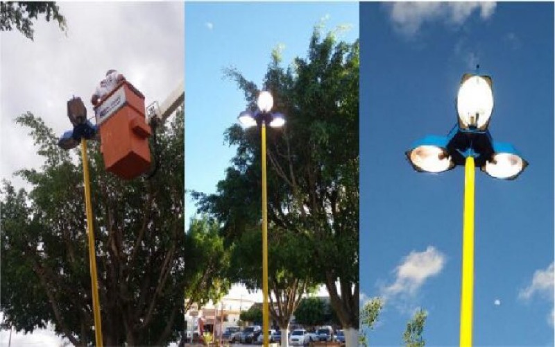 Praça Dr. Cartaxo em Mauriti-CE recebe vitalização e nova iluminação