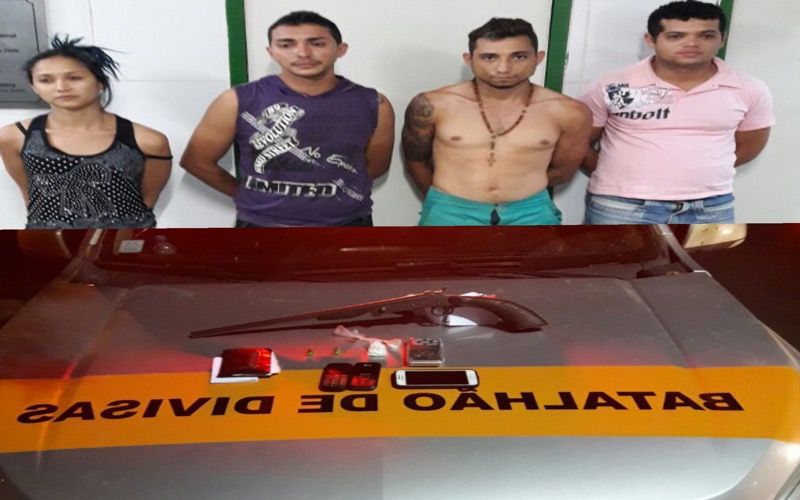 Batalhão de Divisas recupera carro roubado e apreende drogas e armas em Juazeiro