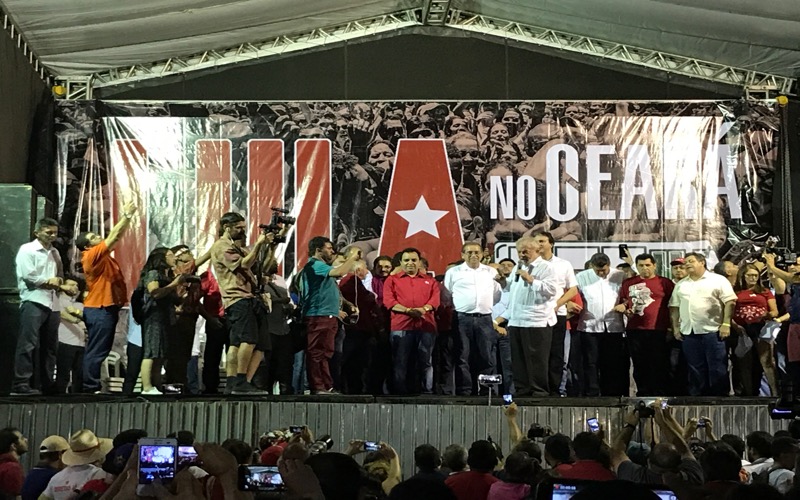 Em Crato Lula afirma que suas viagens pelo país não é antecipação eleitoral