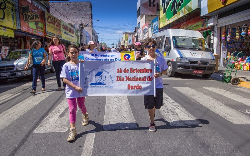 Crato participa da XI Passeata dos Surdos do município de Juazeiro do Norte