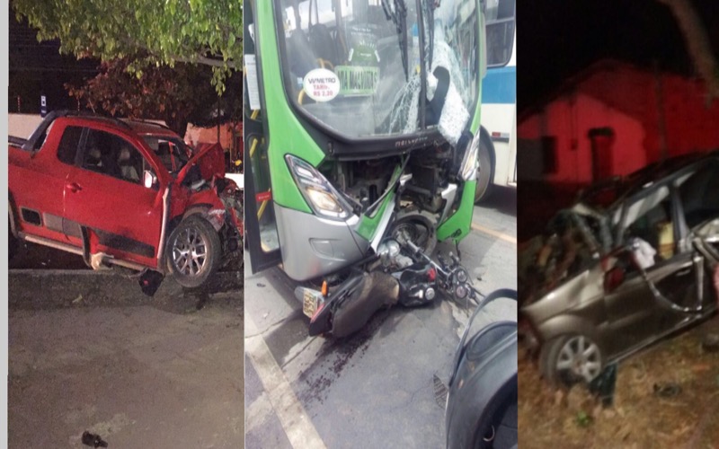 Final de semana violento com registro de 6 mortes no trânsito na Região do Cariri