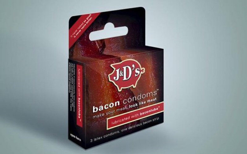Empresa lança camisinha com sabor e cheiro de bacon