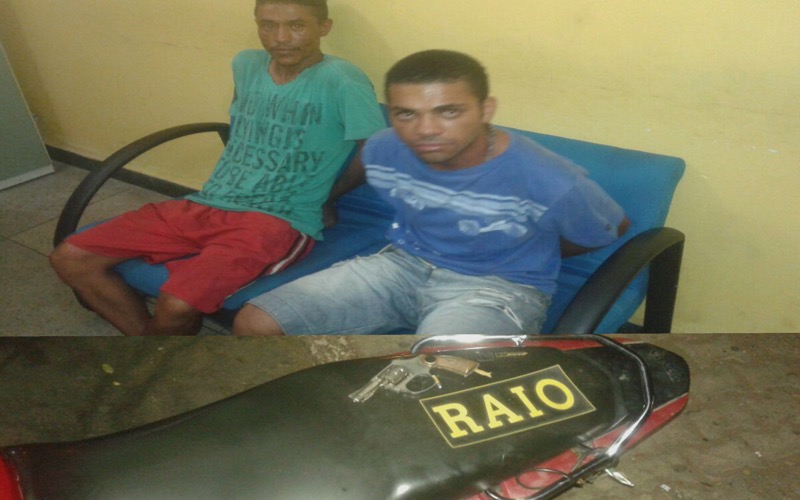 Jovens são presos por porte ilegal de arma e receptação no Santa Tereza, em Juazeiro