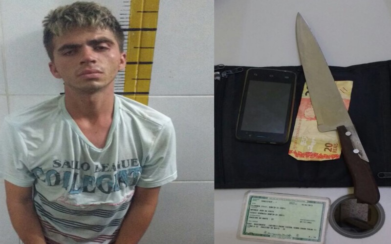 HOMEM É PRESO APÓS TENTAR ASSALTAR ÔNIBUS DA VIA METRO