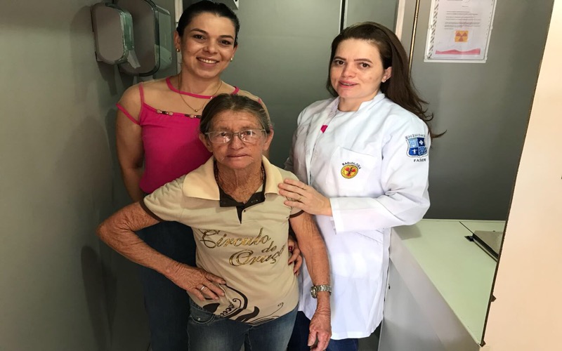 Prefeitura de Nova Olinda em parceria com ONG amigos do Peito realiza exames de mamografia gratuitos na Cidade