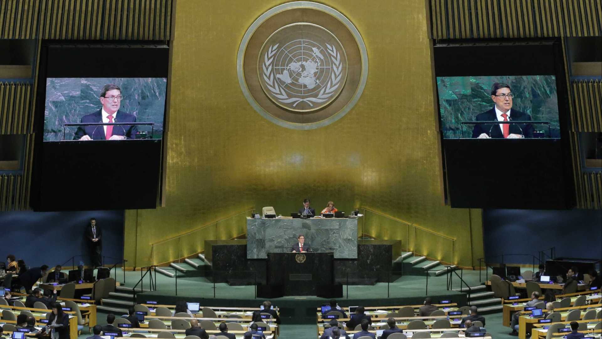 ONU pede fim do embargo de Cuba; EUA e Israel votam contra