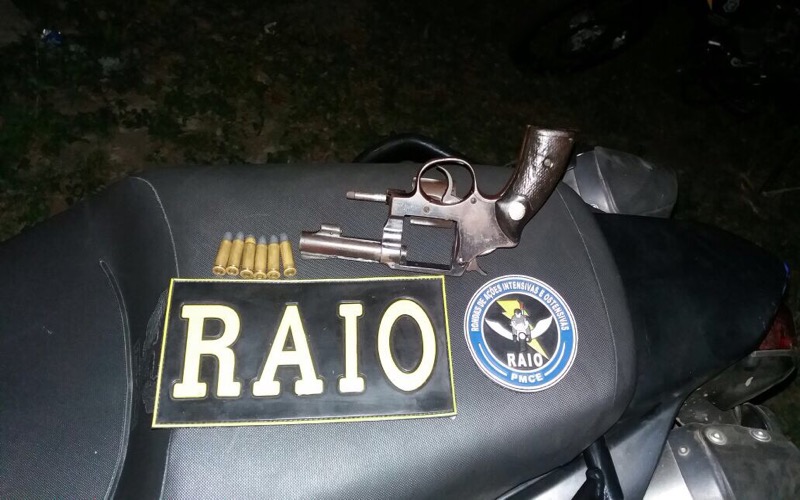 RAIO apreende arma de fogo no Sítio Palmeiras em Crato-CE