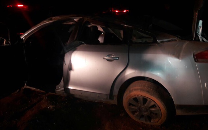 Juazeiro do Norte – Bandido capota carro em perseguição policial