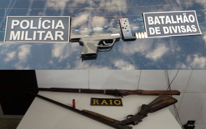 Em menos de cinco dias polícia tira oito armas de fogo de circulação na Região do Cariri