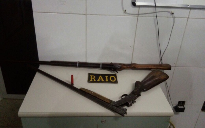 BPRAIO  tira mais duas armas de fogo de circulação em Barbalha-CE