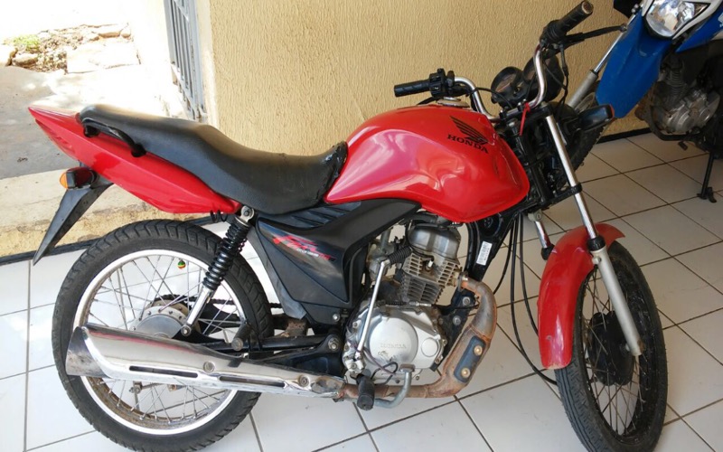Motocicleta CG 125 TITAN foi recuperada em Santana do cariri-CE