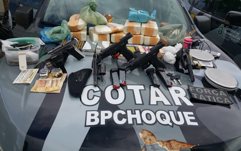 Polícia desarticula quadrilha do PCC que traficava drogas entre São Paulo e o Ceará