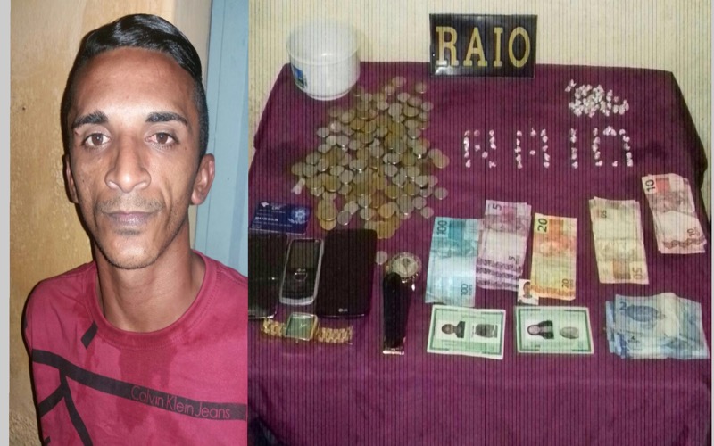 Mais uma Boca de fumo é fechada e acusado de tráfico é preso pela BPRAIO em Juazeiro do Norte