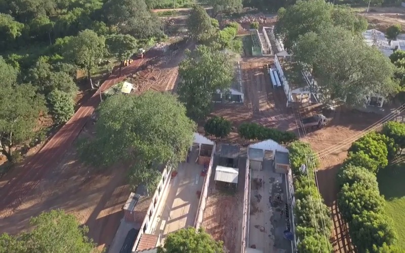 Exclusivo: Veja imagens aéreas da reforma do parque de exposição Pedro Felício Cavalcante em Crato-CE