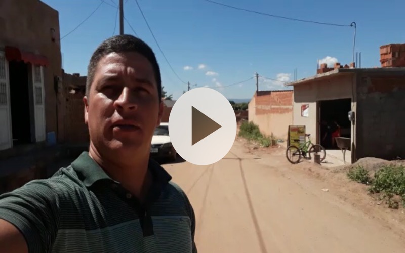 Juazeiro do Norte/CE: Moradores fazem campanha pedindo pavimentação nas ruas do Bairro Campo Alegre