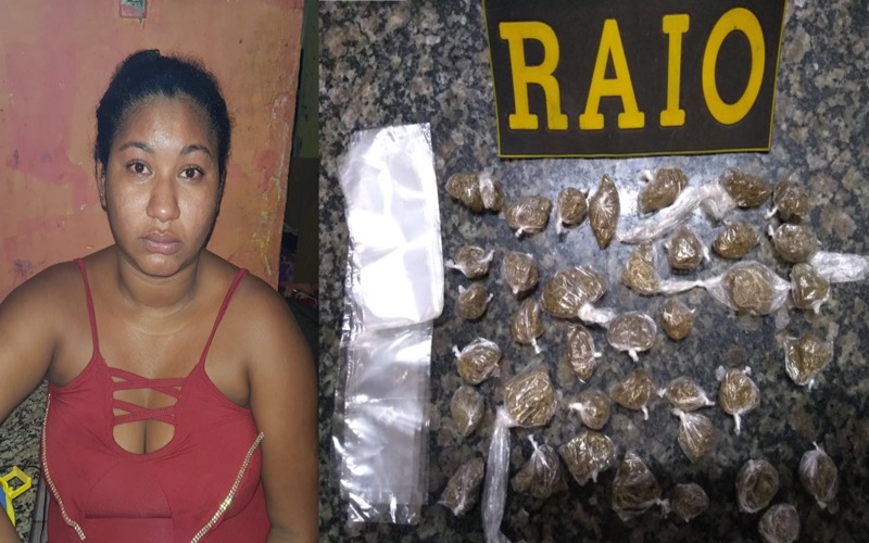 Mais droga apreendida pelo BPRAIO e acusada presa em Crato-CE