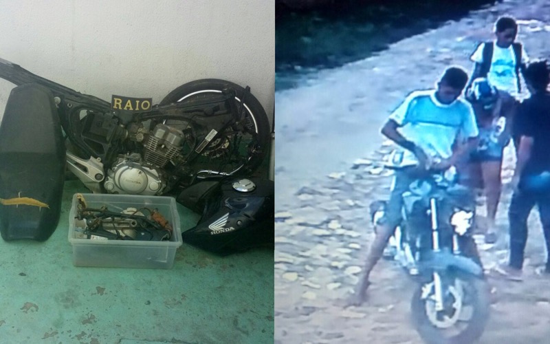 BPRAIO recupera motocicleta roubada  e polícia segue procurando casal que roubou motocicleta de dona de casa em Juazeiro do Norte