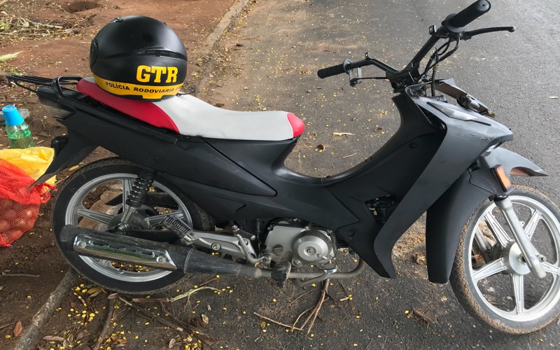 Motocicleta furtada é recuperada um dia depois pelo Grupo Tático Rodoviário no sentido Juazeiro/ Crato-CE
