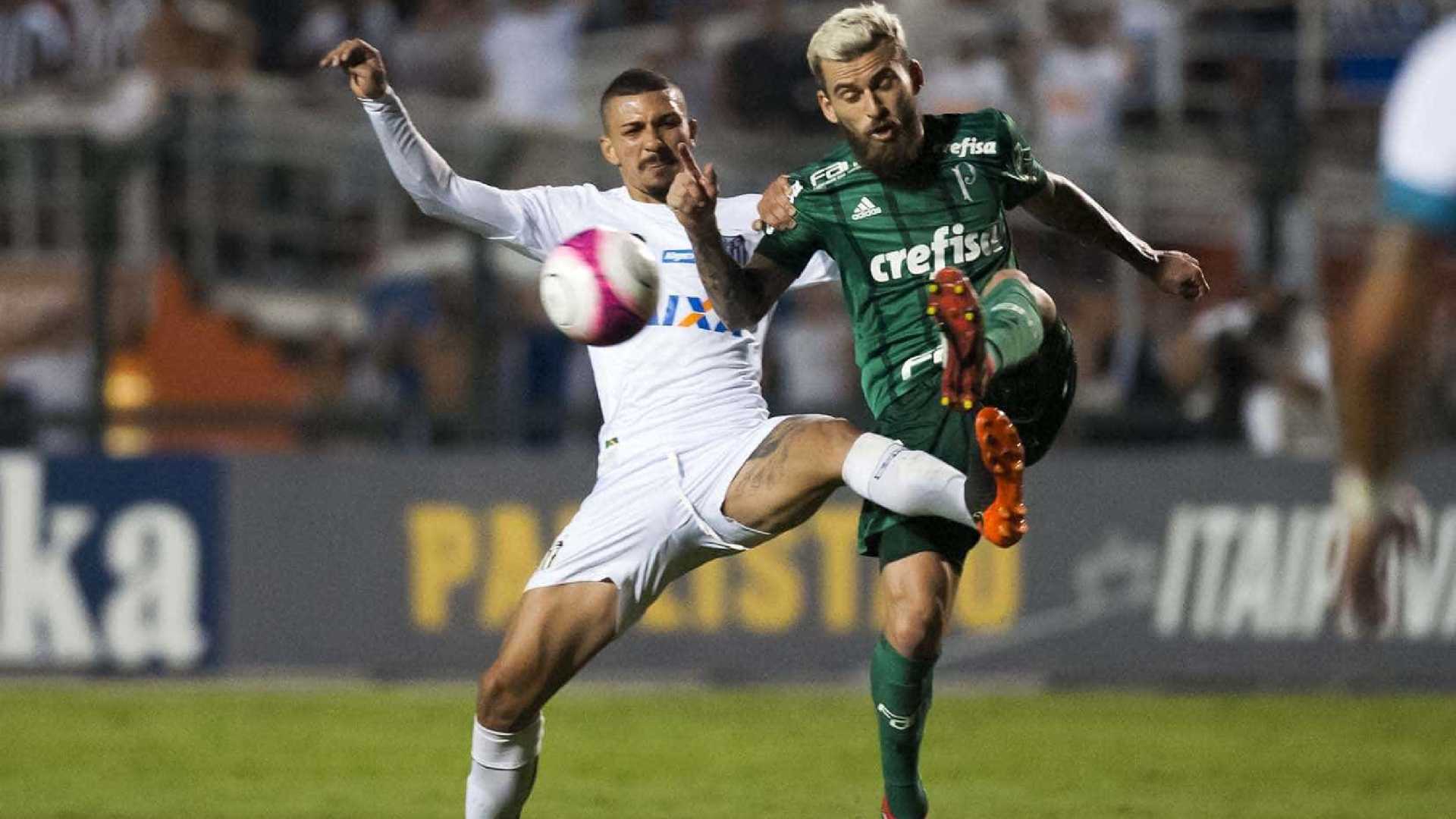 Palmeiras vence o Santos no primeiro jogo das semifinais do Paulista
