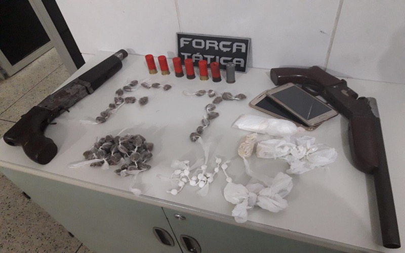 FTA prende quadrilha com armas de fogo e drogas em Juazeiro do Norte-CE