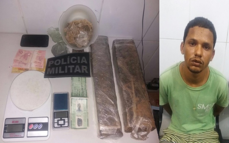 Quase 4 kg de drogas foram apreendidos em um único dia em Juazeiro do Norte-CE