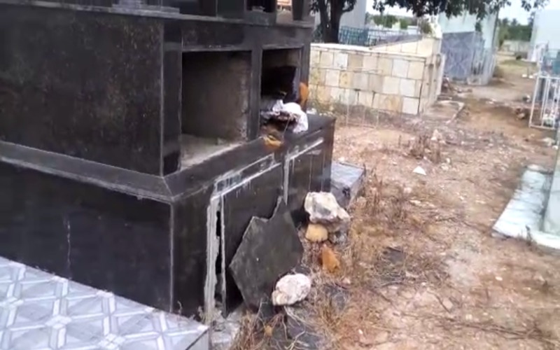 Cemitério São Sebastião é alvo de vândalos em Nova Olinda-CE pela segunda vez