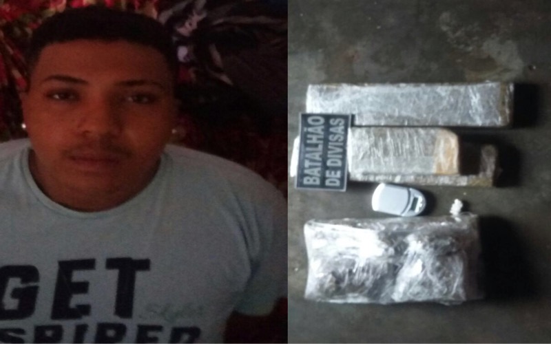 Batalhão de Divisas apreende 5 quilos de maconha em Crato—CE