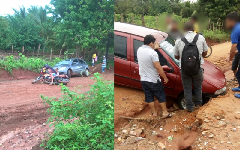 Lama, buracos, alagamentos… Até quando? Essa é a pergunta dos moradores do bairro Campo Alegre em Juazeiro do Norte-CE