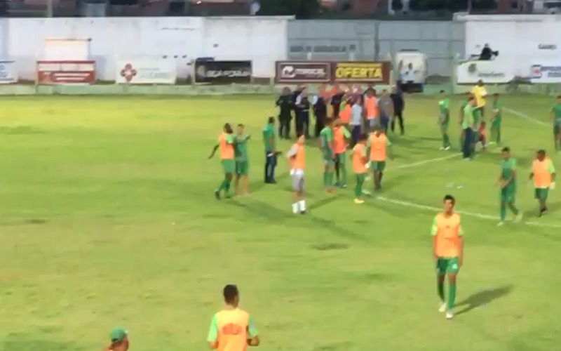 Partida entre União Brejo Santo x Icasa termina em confusão
