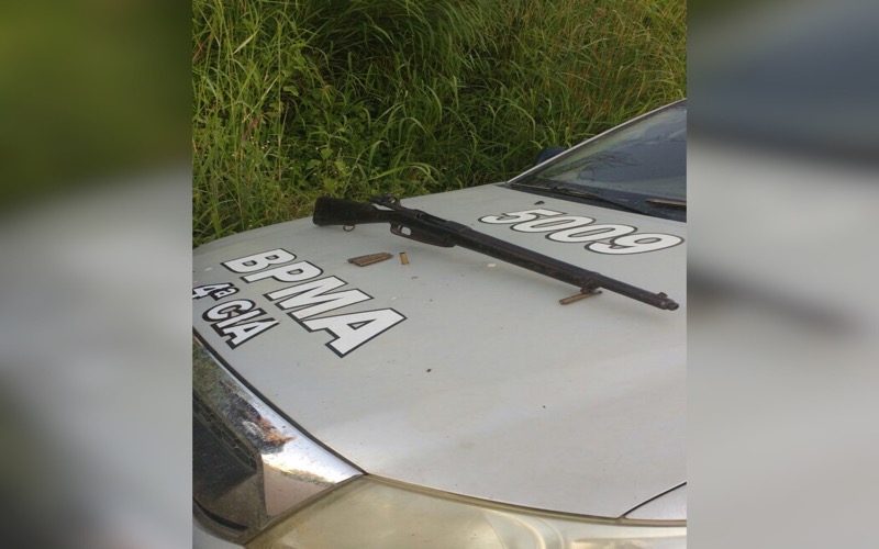 Polícia Ambiental apreende fuzil na Zona Rural de Barbalha-CE