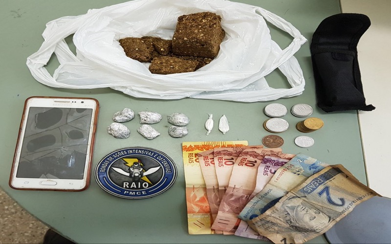 BPRAIO apreende droga que seria levada para Cadeia Pública e prende acusados em Juazeiro do Norte-CE