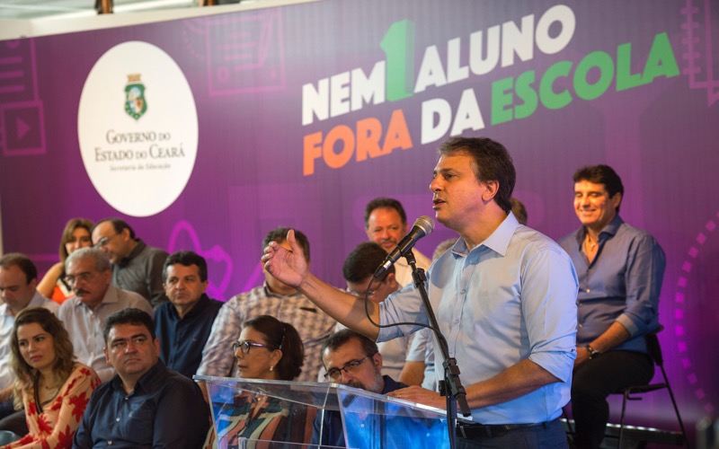 Nem Um Aluno Fora da Escola: Ceará lança programa para diminuir abandono escolar nos municípios